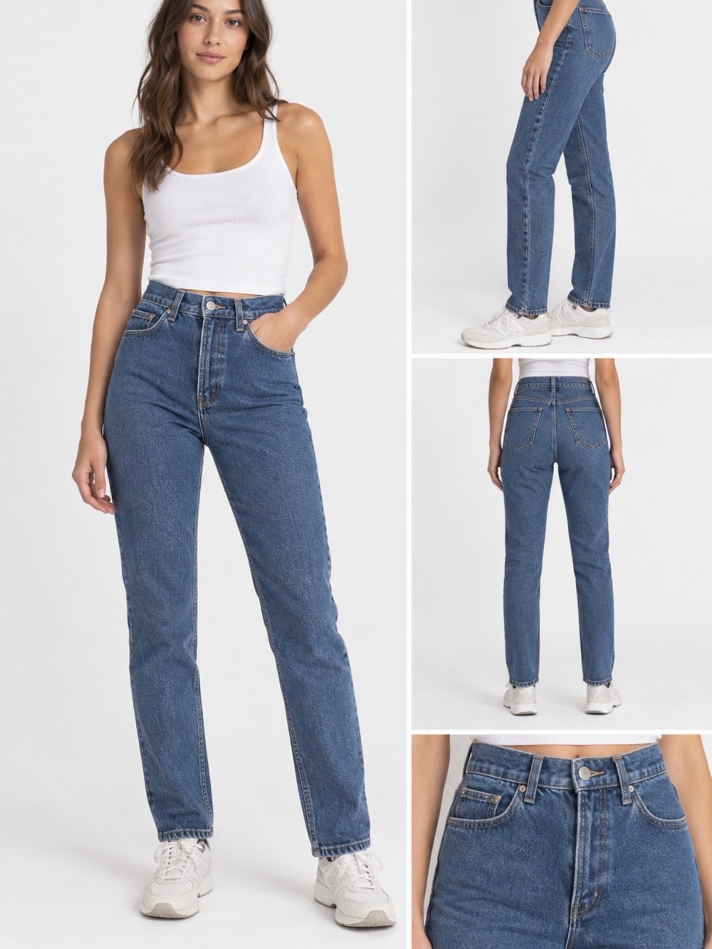 Vintage 1990s American Apparel High-Rise Jeans
